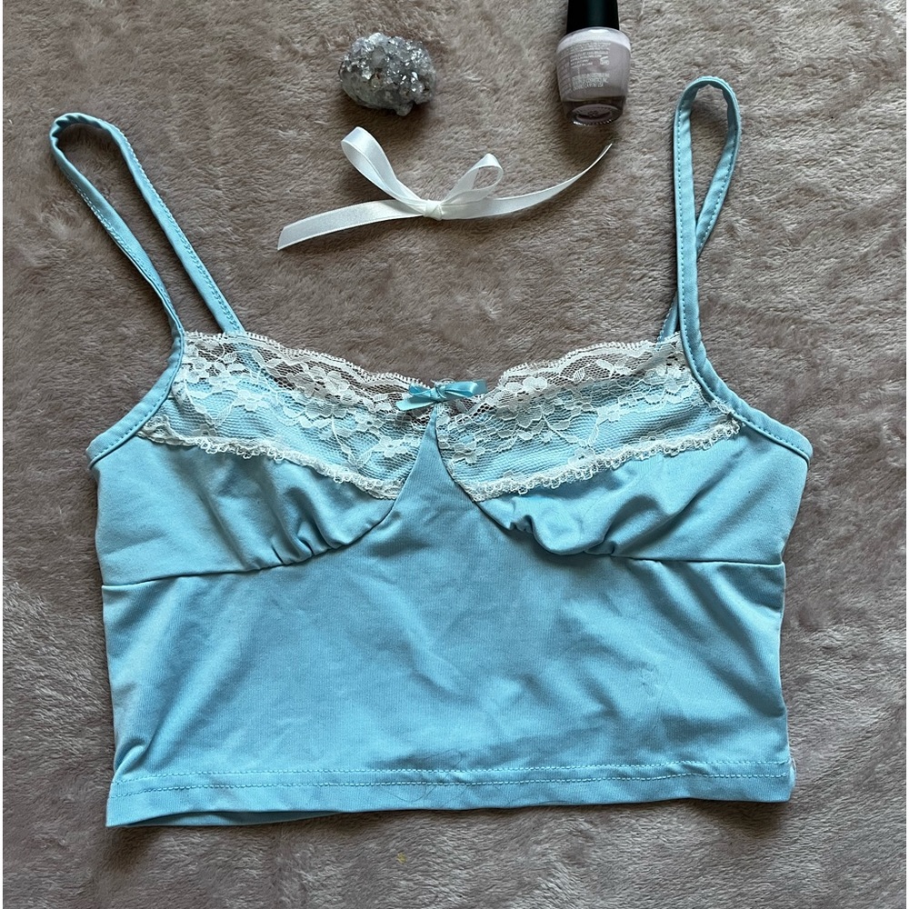 Baby blue tank top🩵